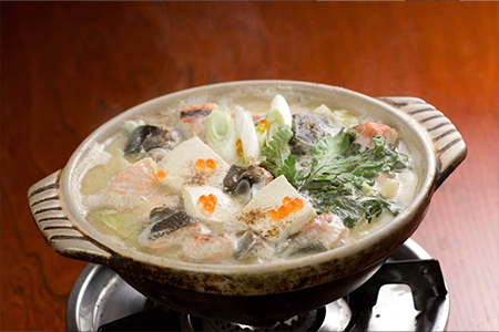 石狩鍋料理